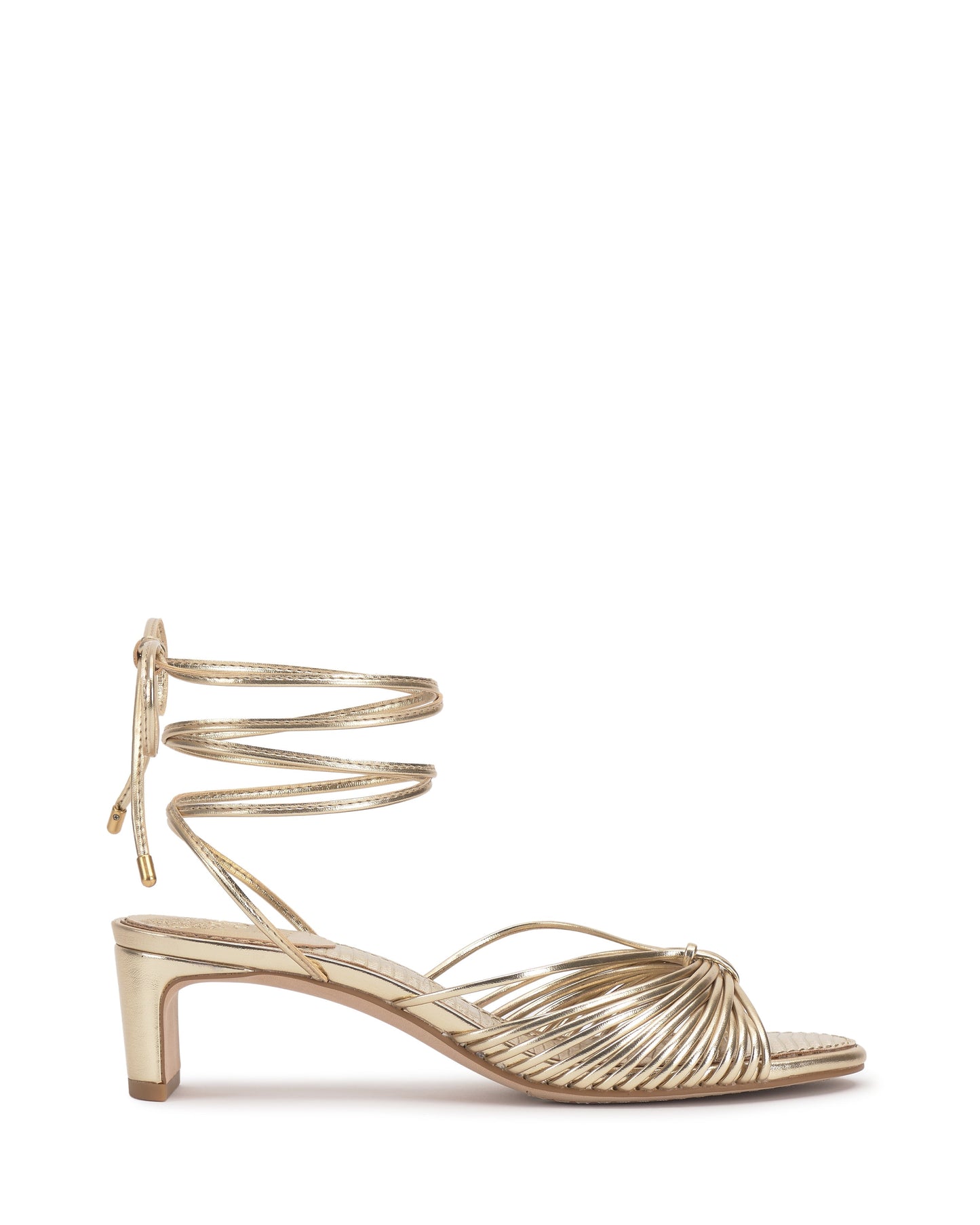 Vince Camuto Lory Kitten Heel Sandal Egyptian Gold