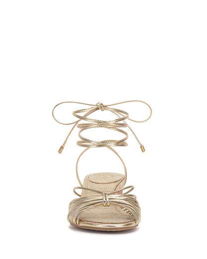 Vince Camuto Lory Kitten Heel Sandal Egyptian Gold