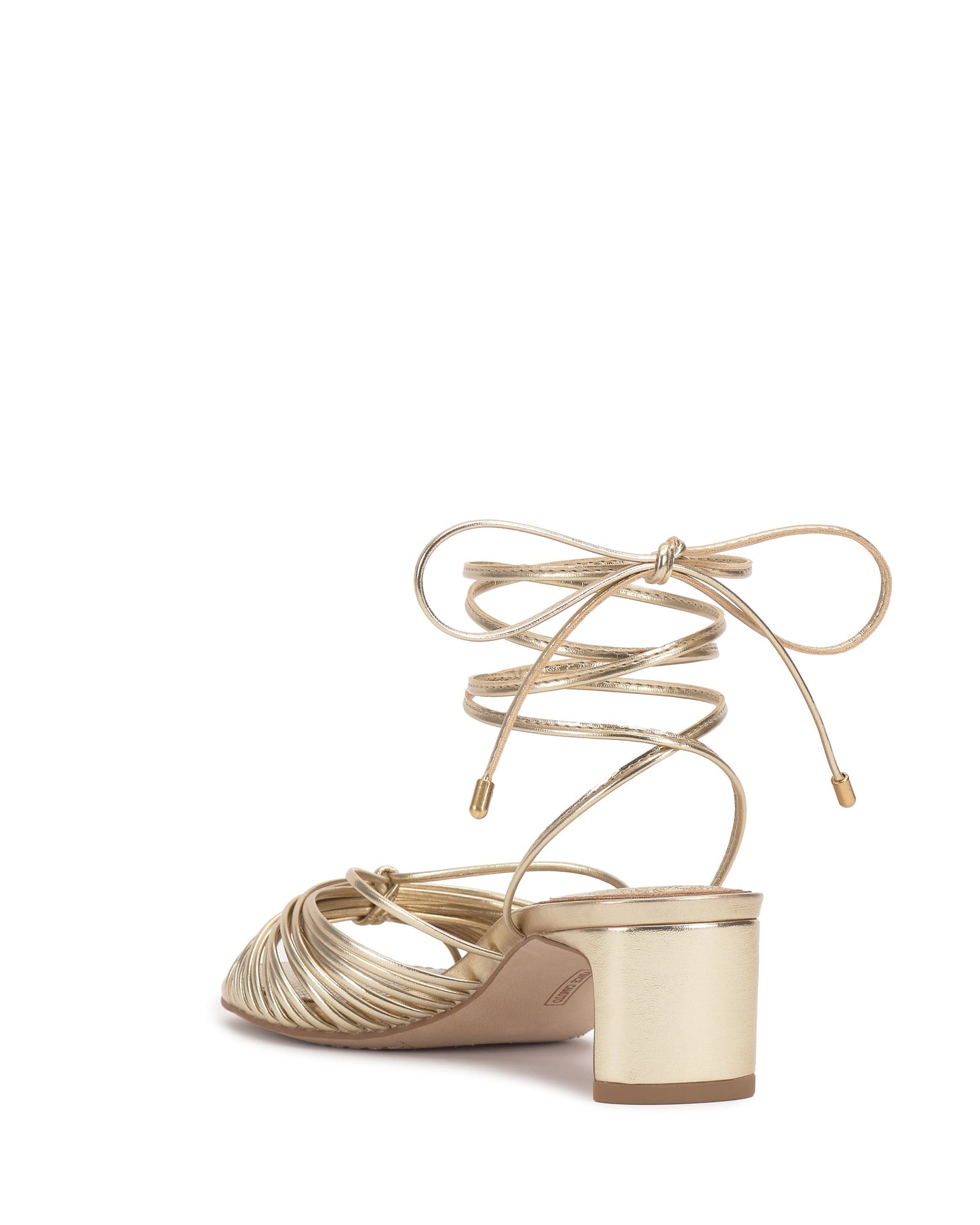Vince Camuto Lory Kitten Heel Sandal Egyptian Gold