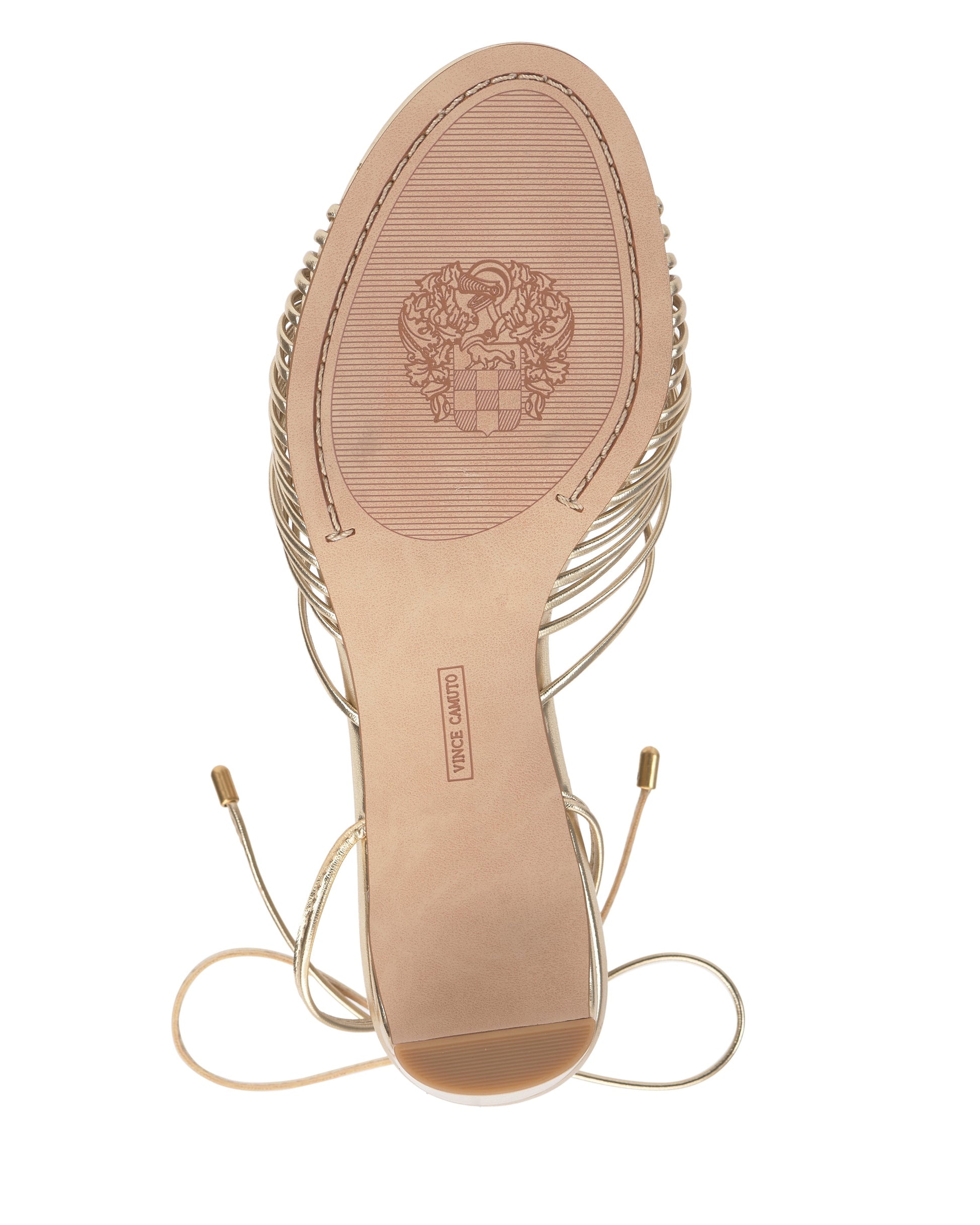 Vince Camuto Lory Kitten Heel Sandal Egyptian Gold