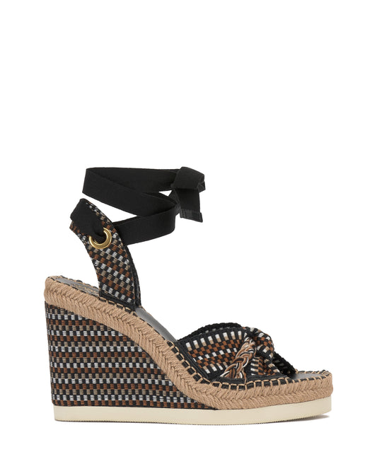 Vince Camuto Bealie Wedge Sandal Black Multi