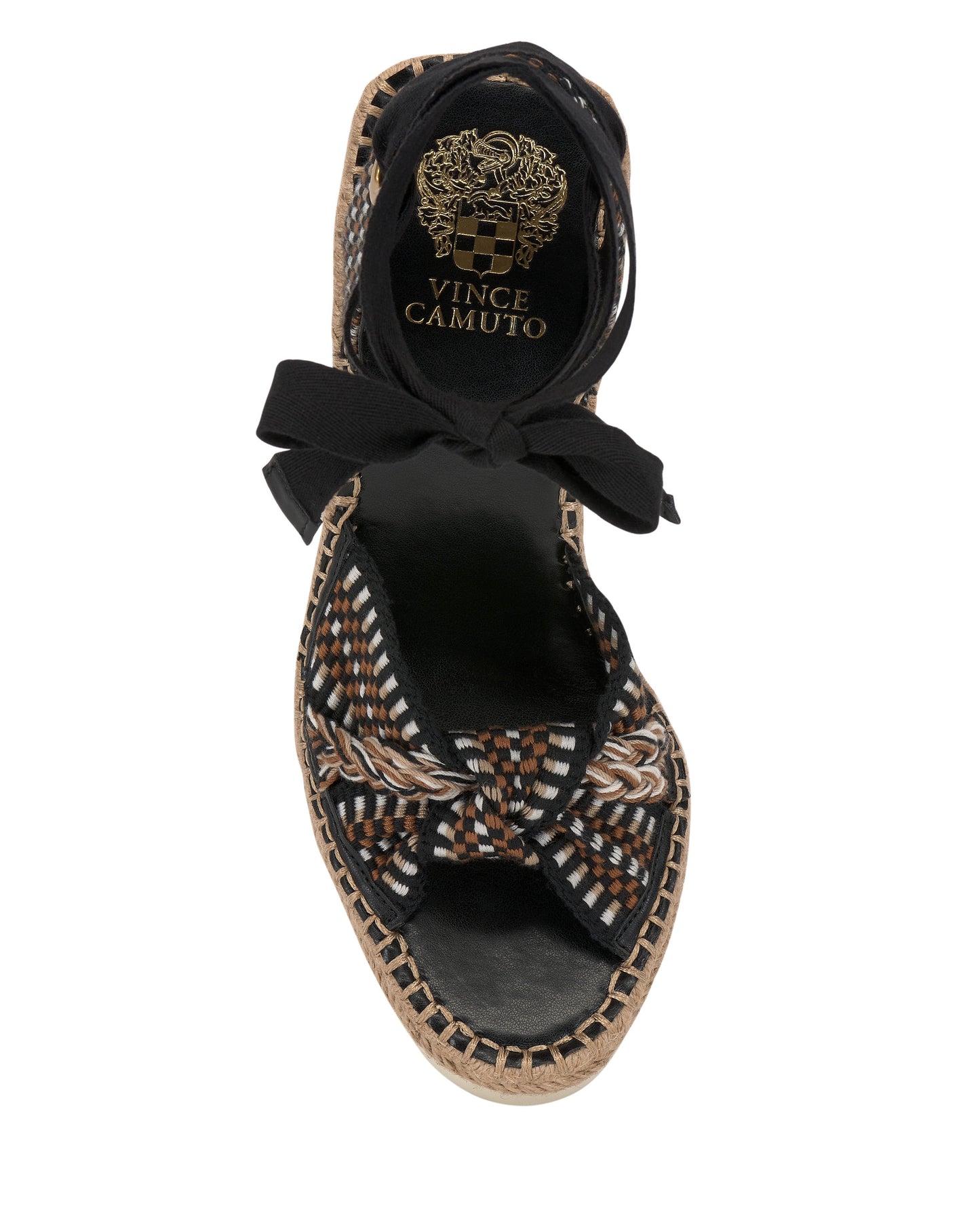 Vince Camuto Bealie Wedge Sandal Black Multi