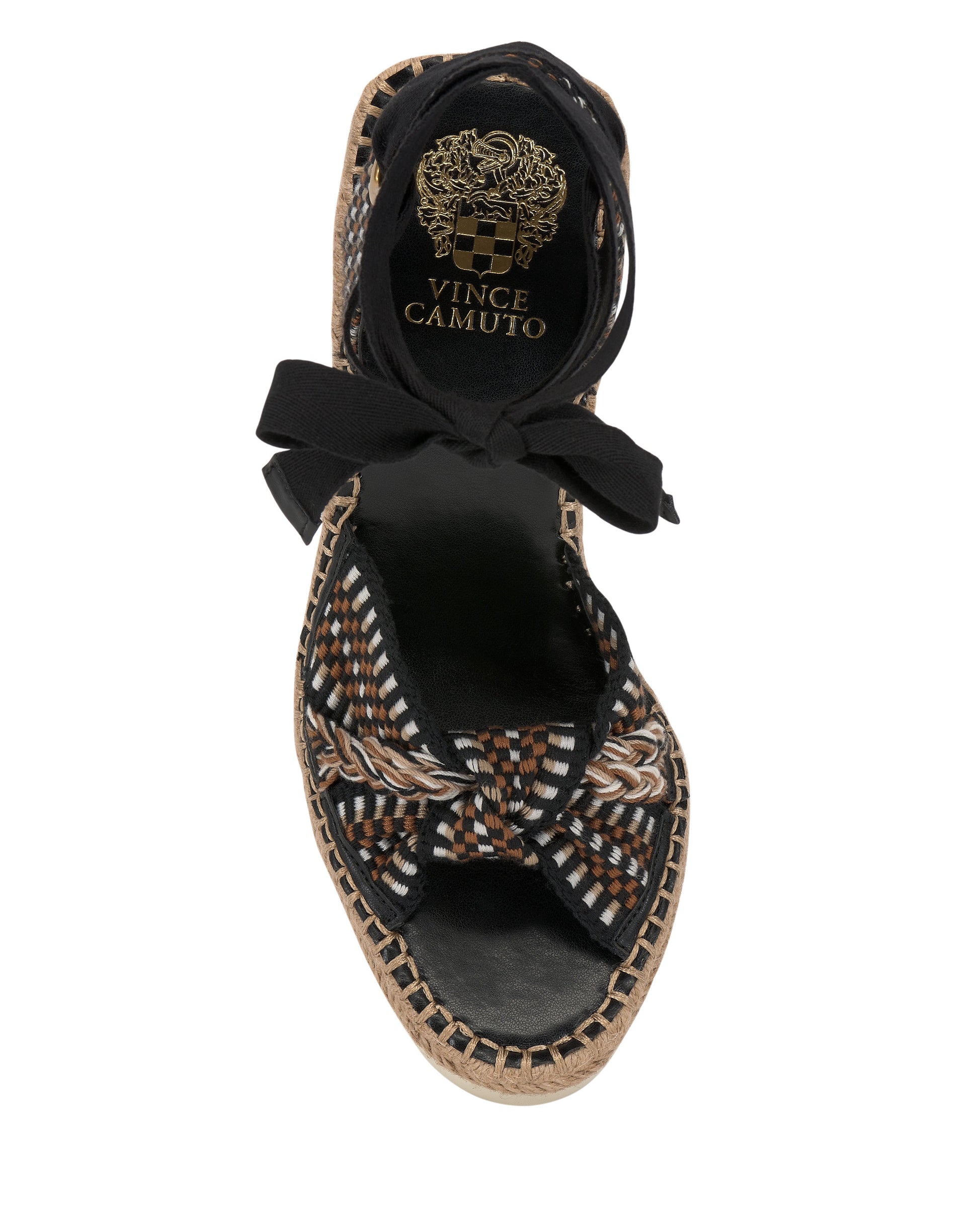 Vince Camuto Bealie Wedge Sandal Black Multi