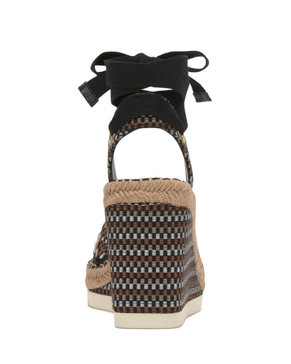 Vince Camuto Bealie Wedge Sandal Black Multi