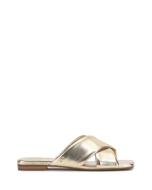 Vince Camuto Adisey Cross-Band Sandal Egyptian Gold