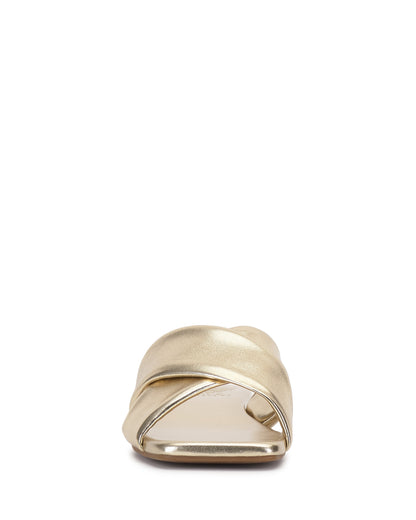 Vince Camuto Adisey Cross-Band Sandal Egyptian Gold