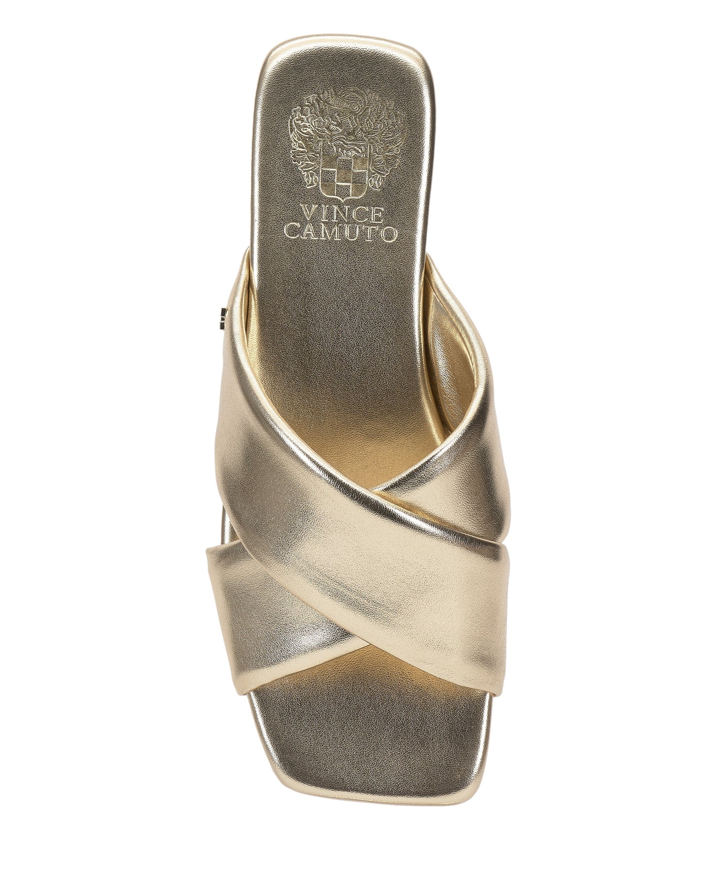 Vince Camuto Adisey Cross-Band Sandal Egyptian Gold