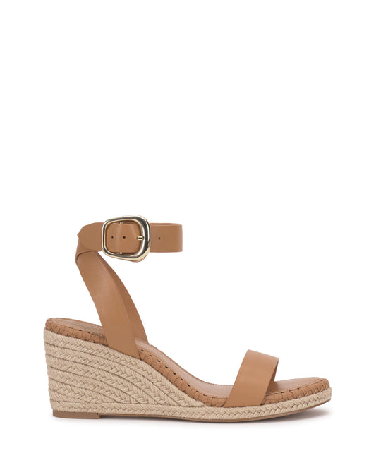 Vince Camuto Fainel Espadrille Wedge Sandal Cortado Leather
