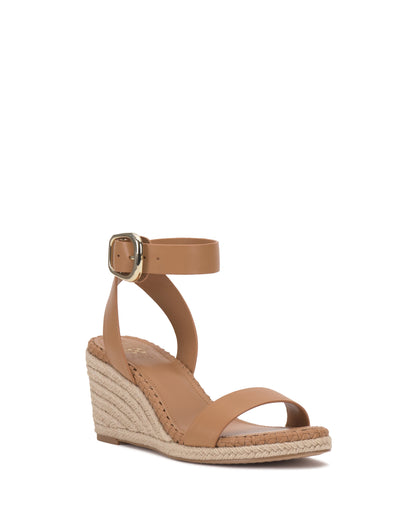 Vince Camuto Fainel Espadrille Wedge Sandal Cortado Leather