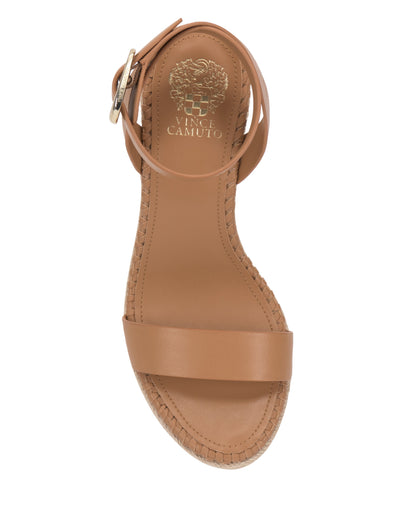Vince Camuto Fainel Espadrille Wedge Sandal Cortado Leather