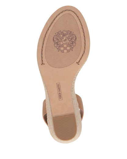 Vince Camuto Fainel Espadrille Wedge Sandal Cortado Leather