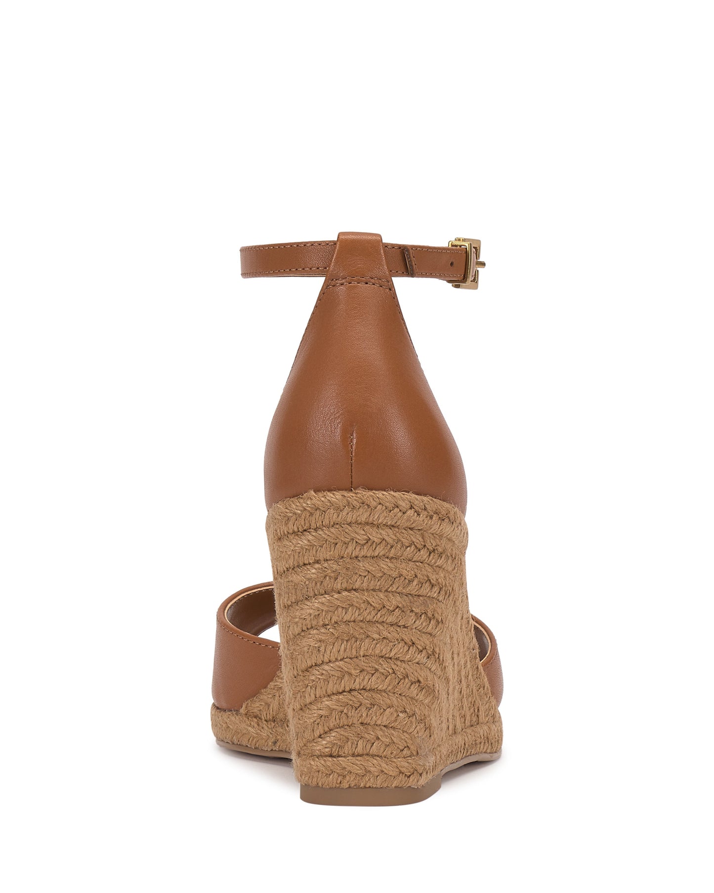 Vince Camuto Felyn Espadrille Wedge Sandal Golden Walnut Leather