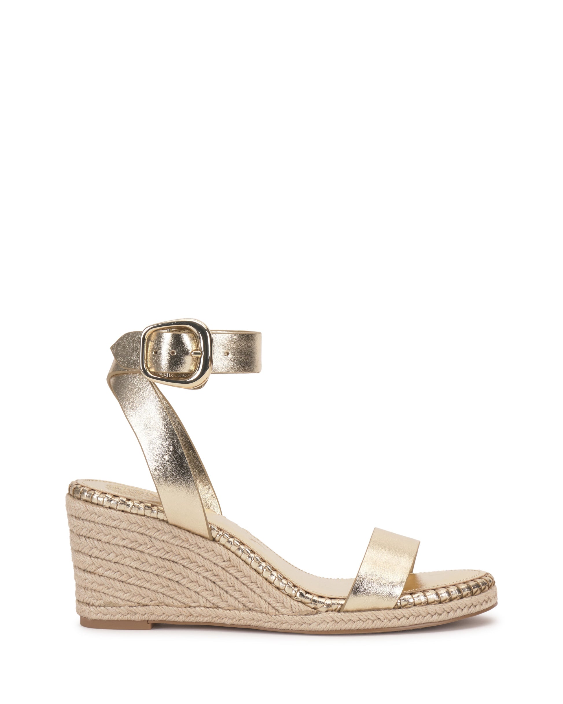 Vince Camuto Fainel Espadrille Wedge Sandal Egyptian Gold