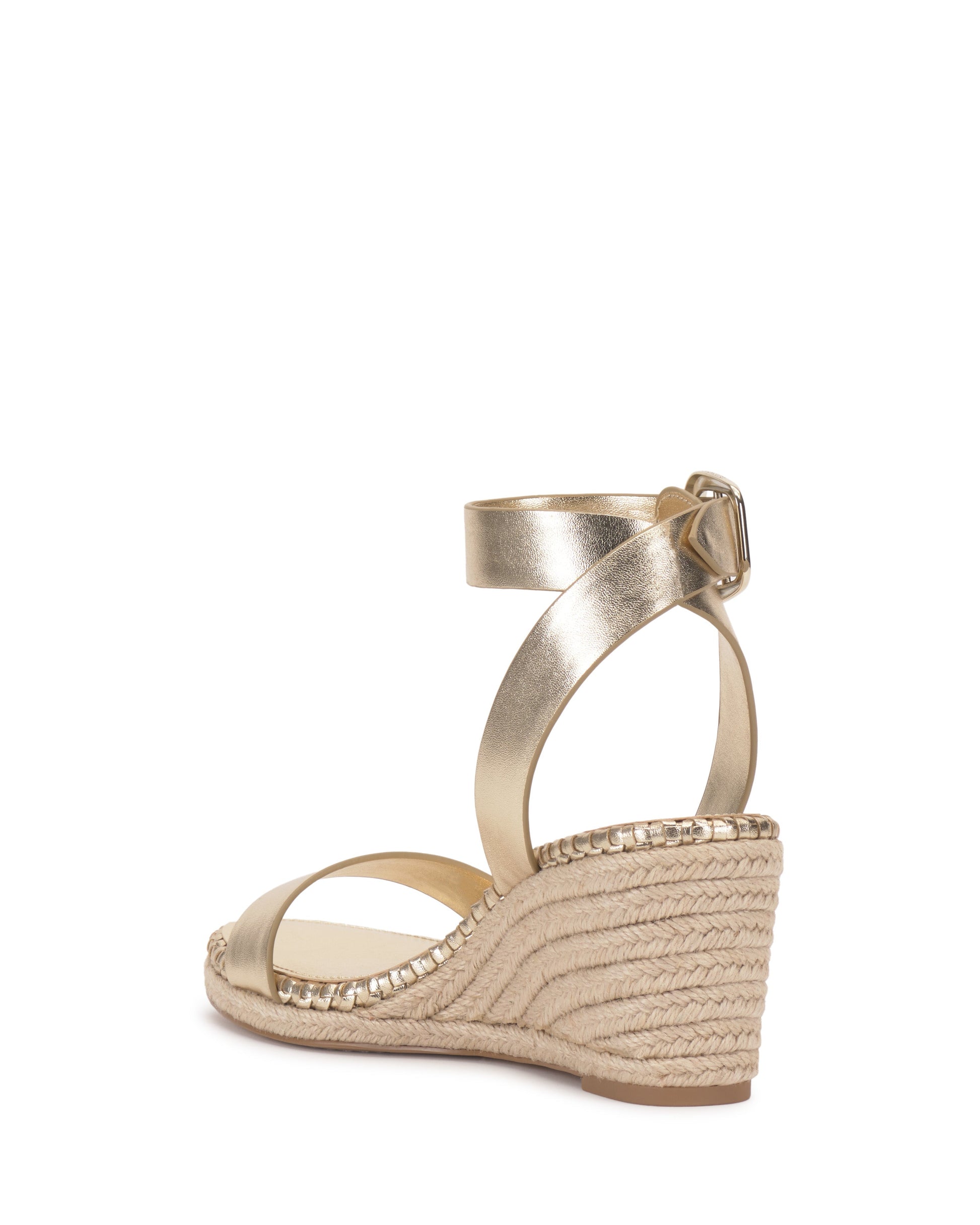Vince Camuto Fainel Espadrille Wedge Sandal Egyptian Gold