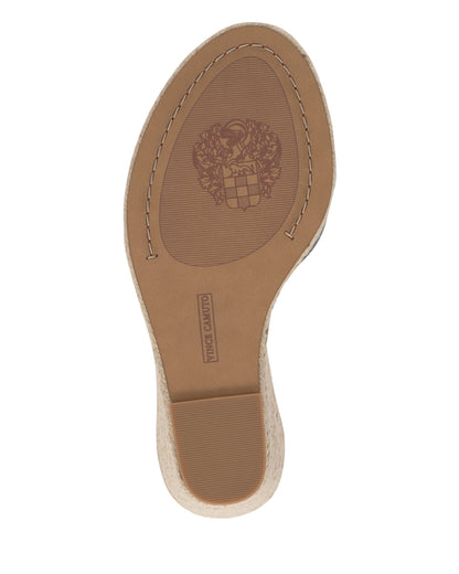 Vince Camuto Felyn Espadrille Wedge Sandal Black Leather