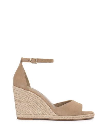 Vince Camuto Felyn Espadrille Wedge Sandal New Tortilla Suede