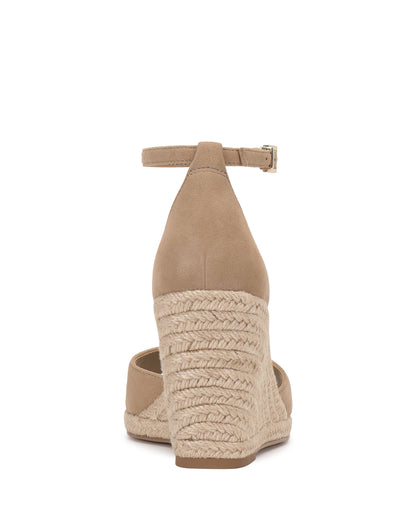 Vince Camuto Felyn Espadrille Wedge Sandal New Tortilla Suede