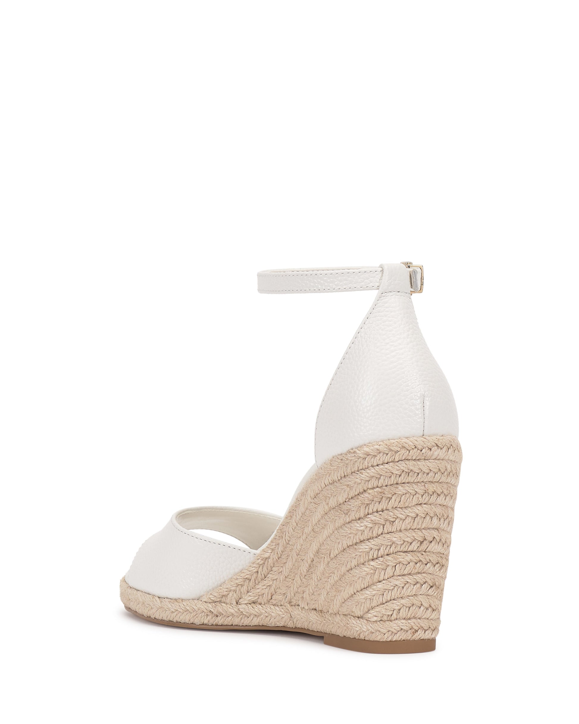 Vince Camuto Felyn Espadrille Wedge Sandal Bianco Leather