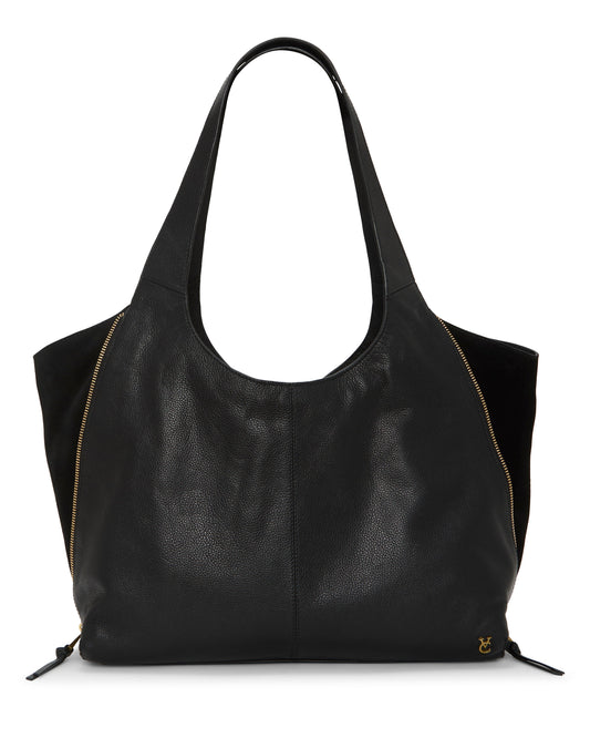 Vince Camuto Kaela Tote Bag Black Leather