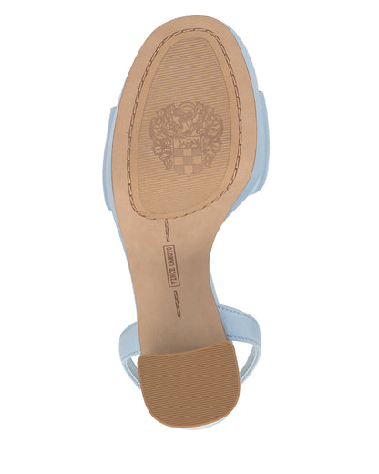 Vince Camuto Pendry Platform Sandal Light Blue Satin