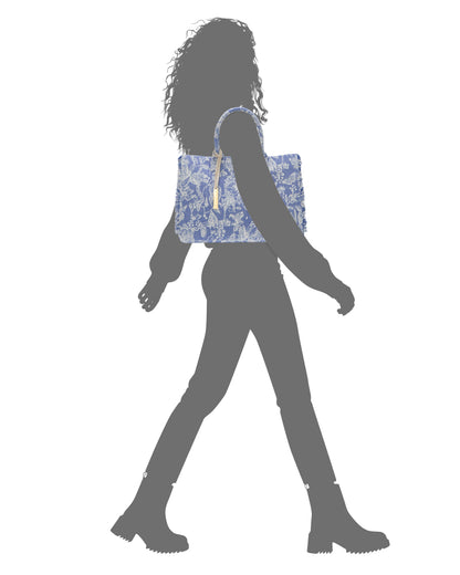 Vince Camuto Zhury Tote Bag Blue