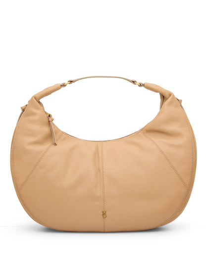 Vince Camuto Kaela Hobo Bag Iced Coffee Leather