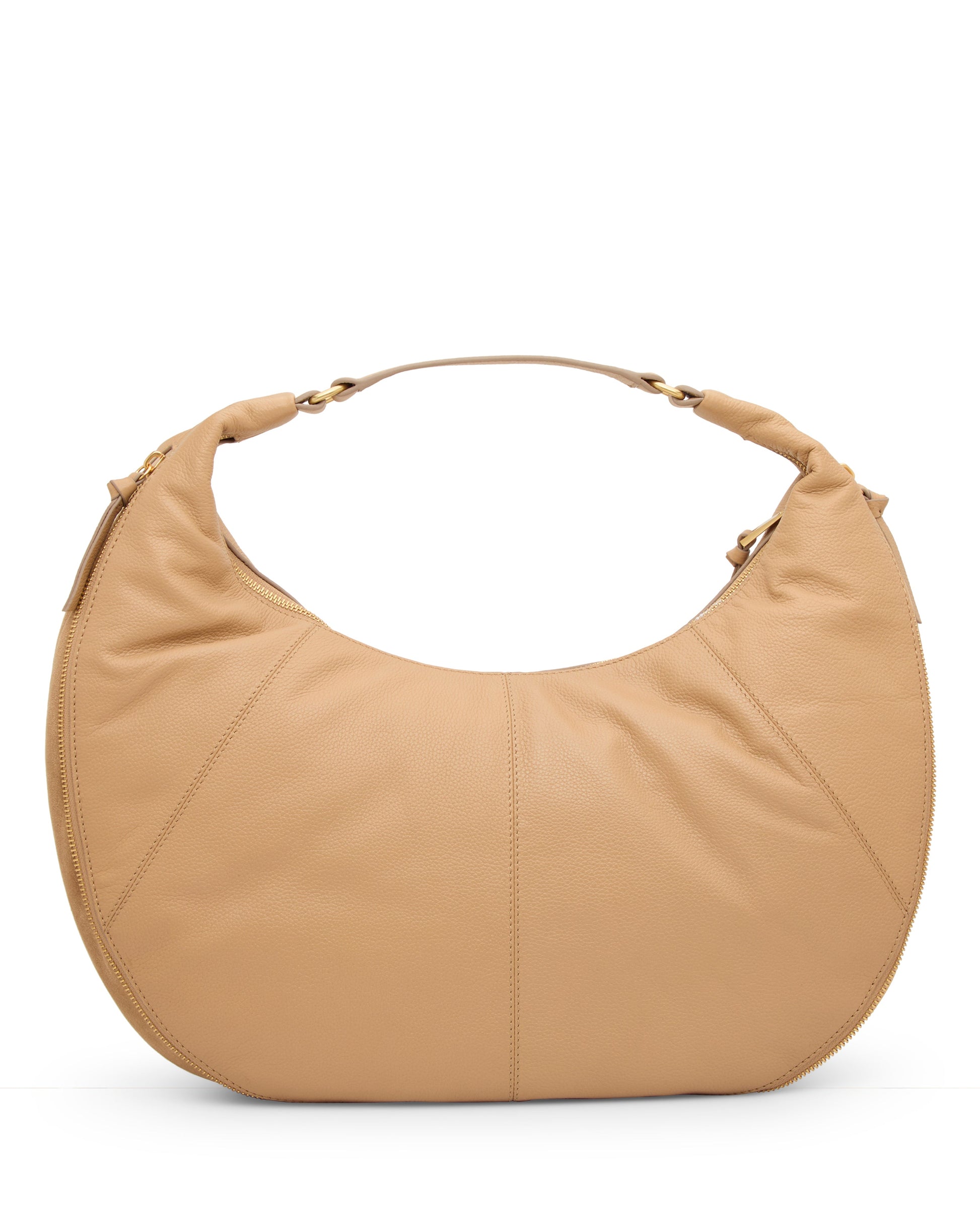 Vince Camuto Kaela Hobo Bag Iced Coffee Leather