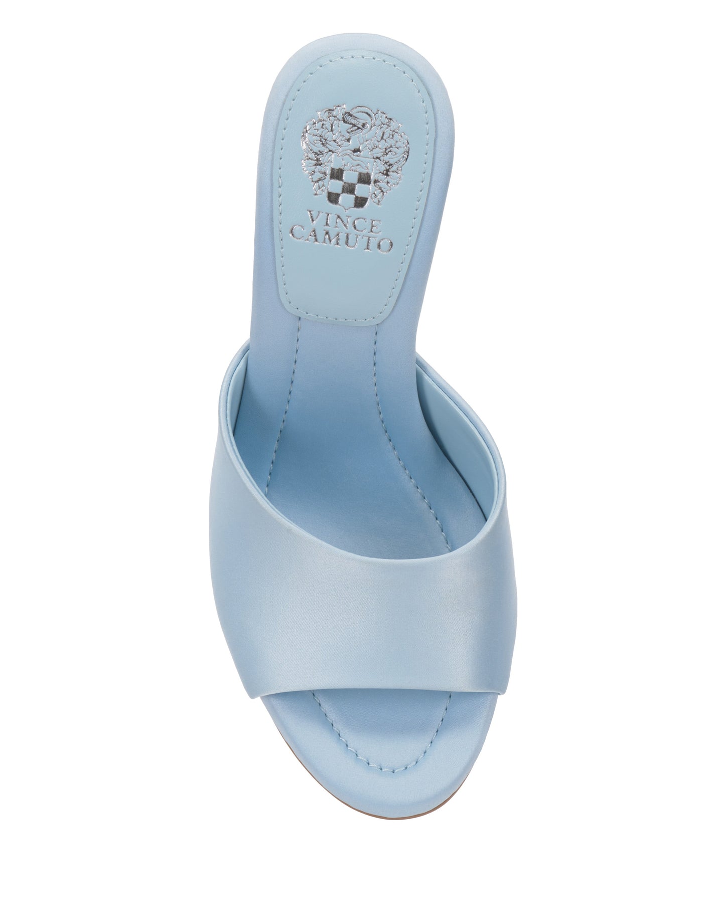 Vince Camuto Paigely Mule Light Blue Satin