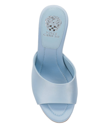 Vince Camuto Paigely Mule Light Blue Satin