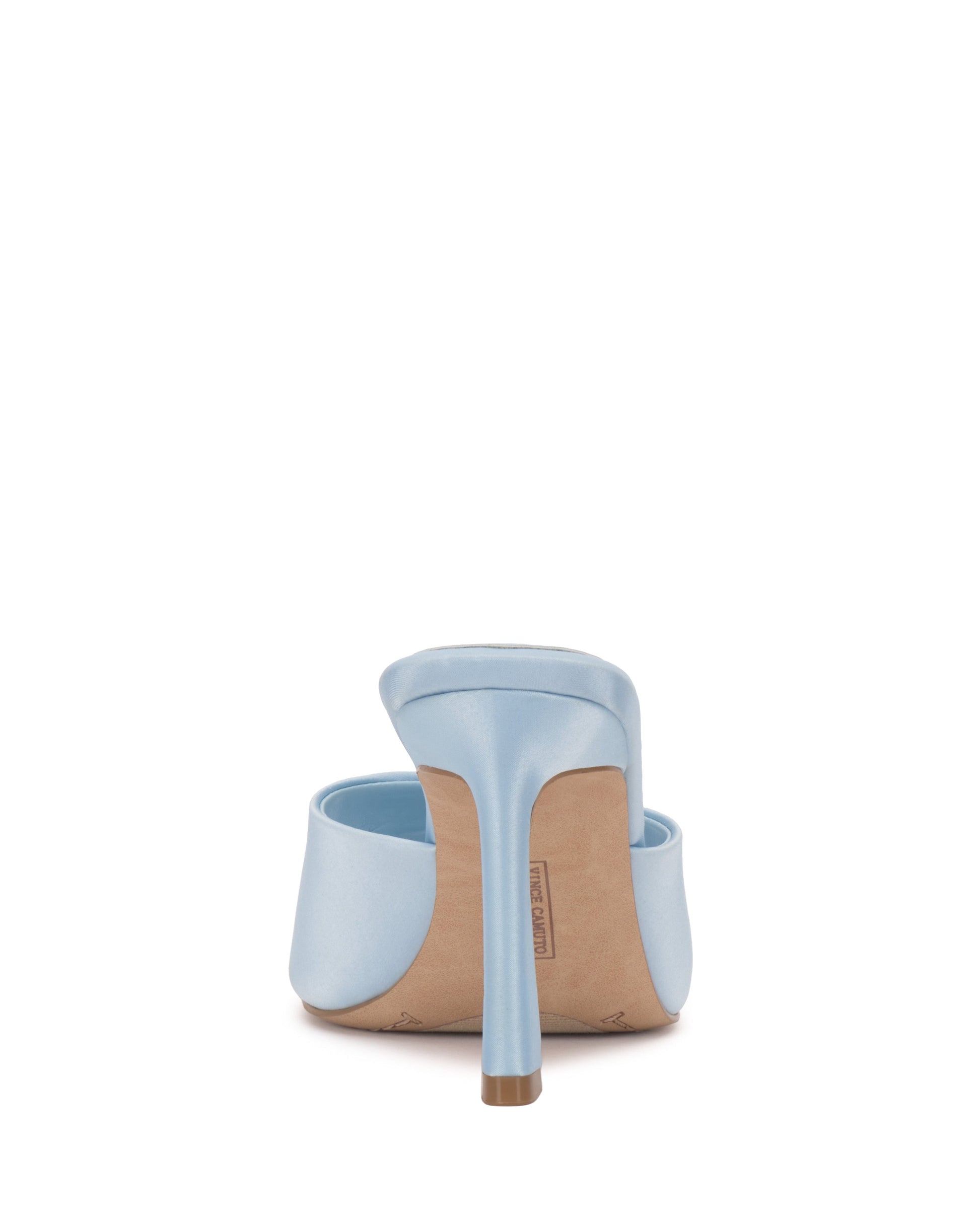 Vince Camuto Paigely Mule Light Blue Satin