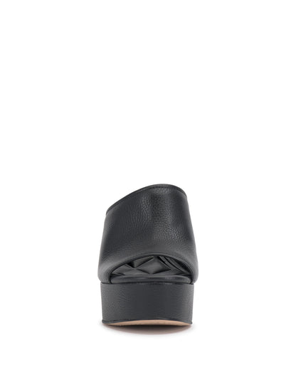 Vince Camuto Etta Wedge Sandal Black Leather
