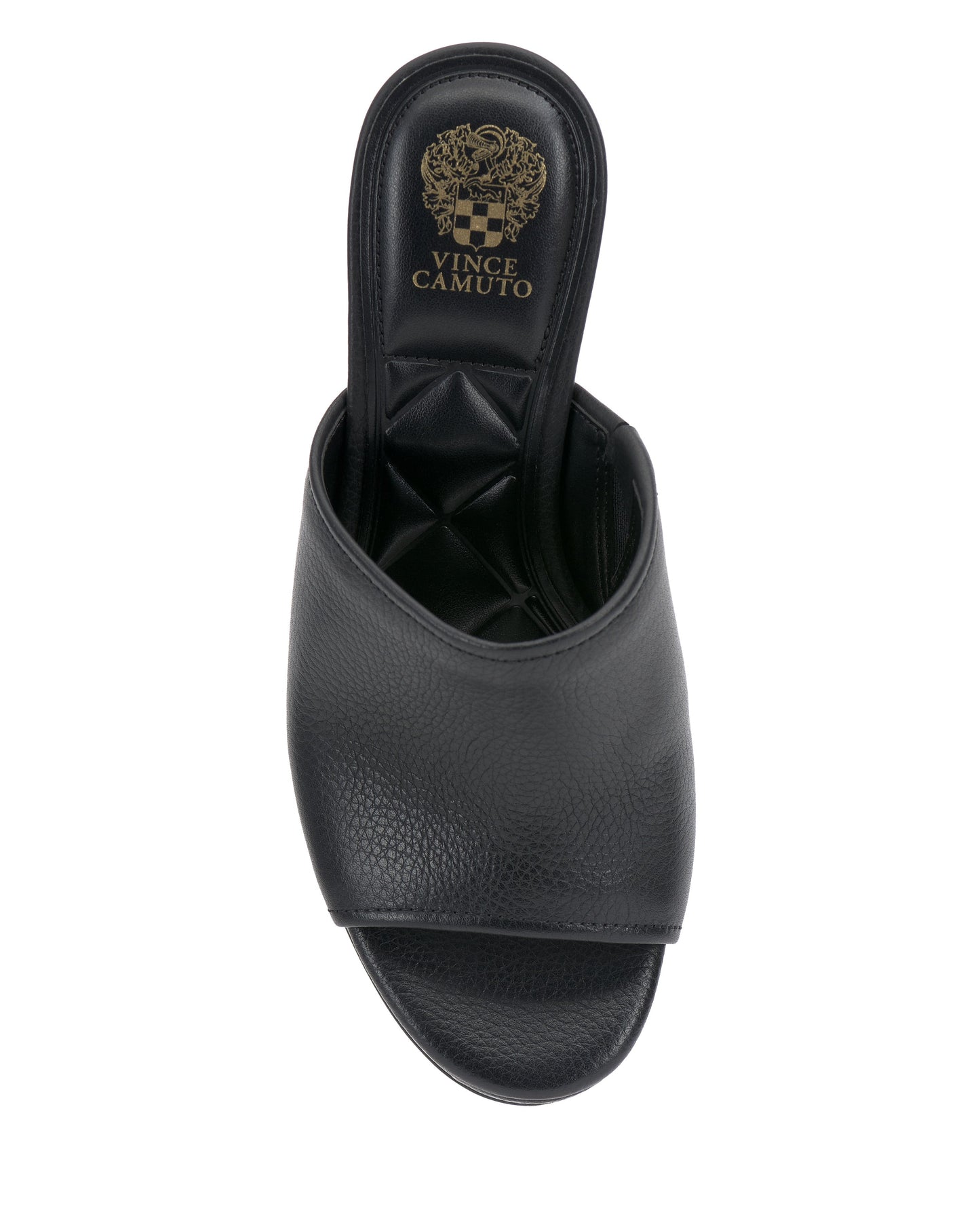 Vince Camuto Etta Wedge Sandal Black Leather