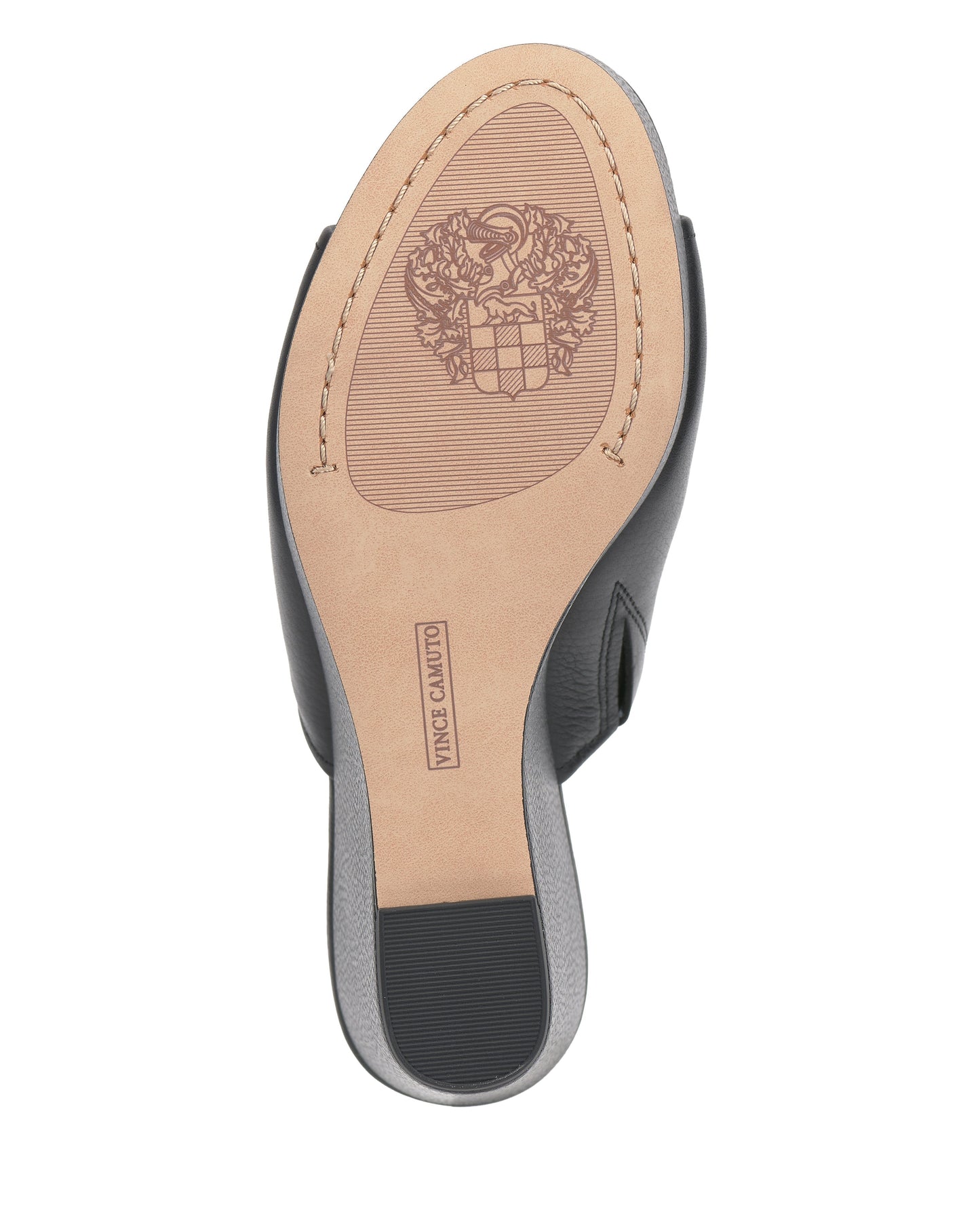 Vince Camuto Etta Wedge Sandal Black Leather