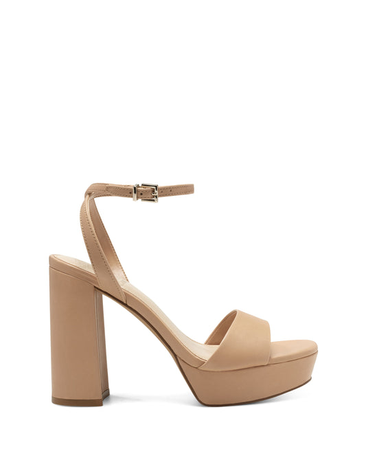 Vince Camuto Pendry Platform Sandal Sandstone Leather