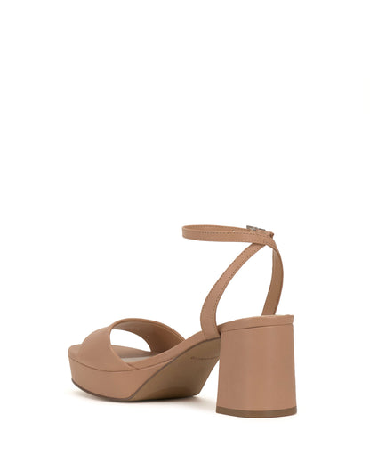 Vince Camuto Pendreya Platform Sandal Sandstone Leather