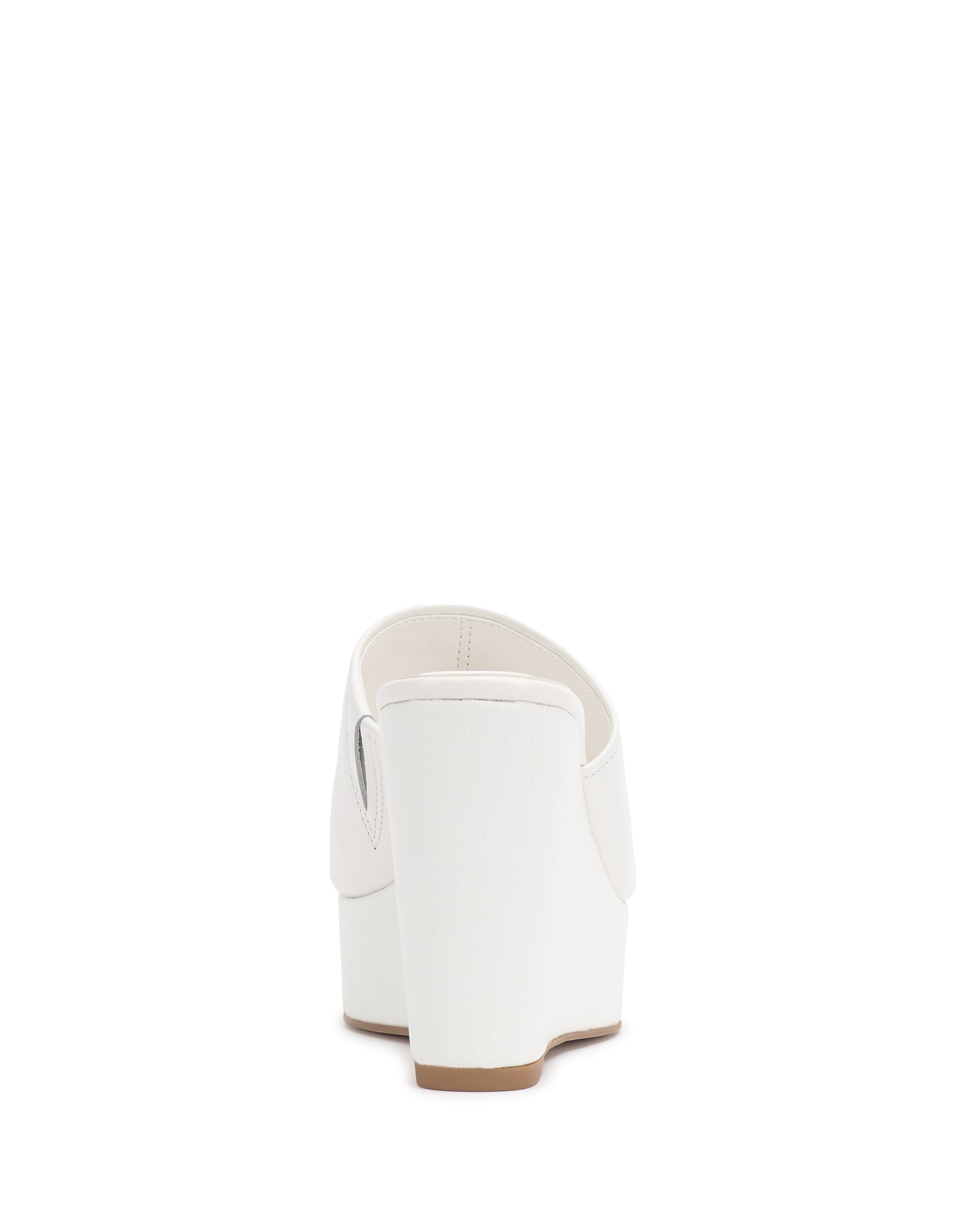 Vince Camuto Etta Wedge Sandal Bianco Leather