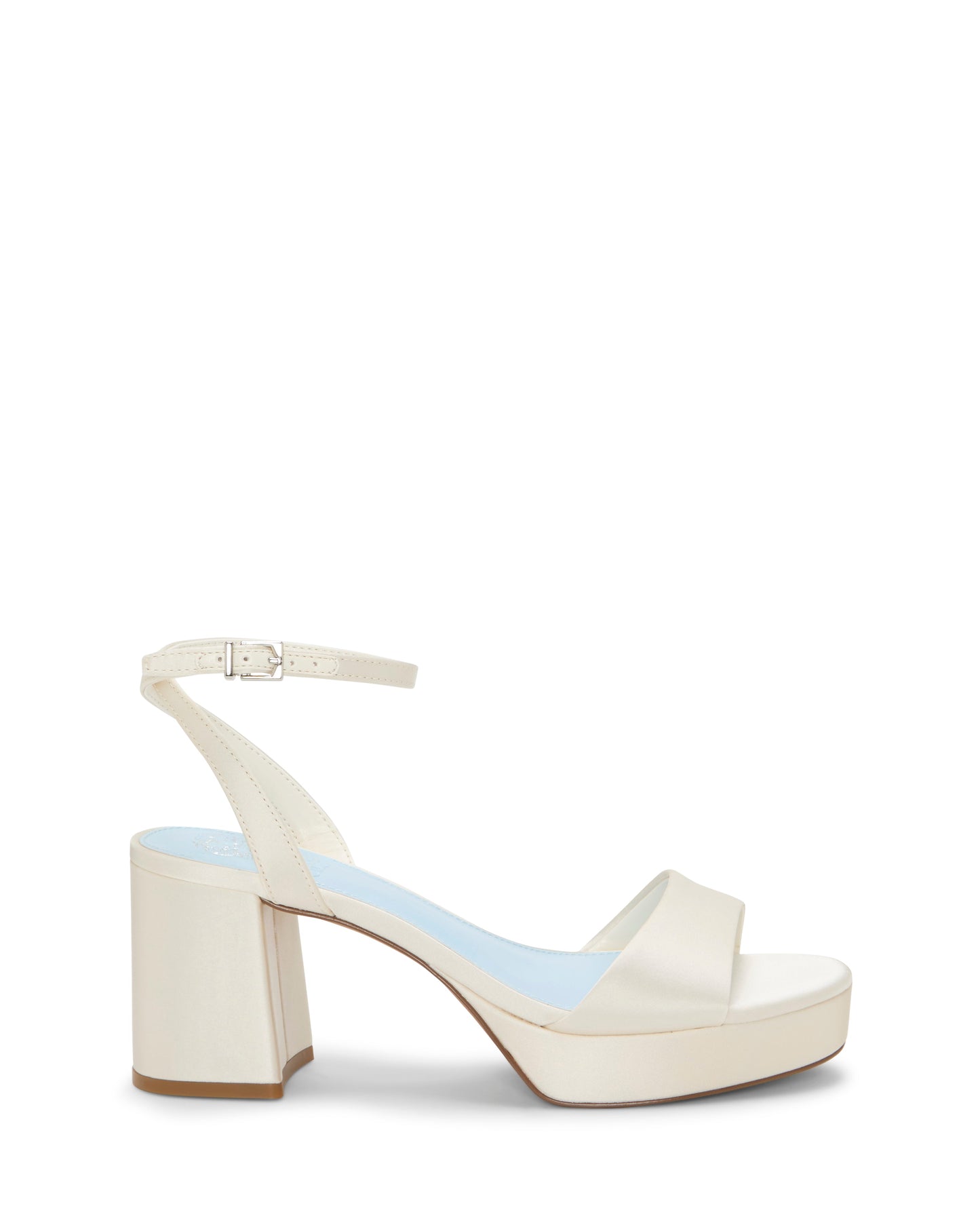 Vince Camuto Pendreya Platform Sandal Milk Satin