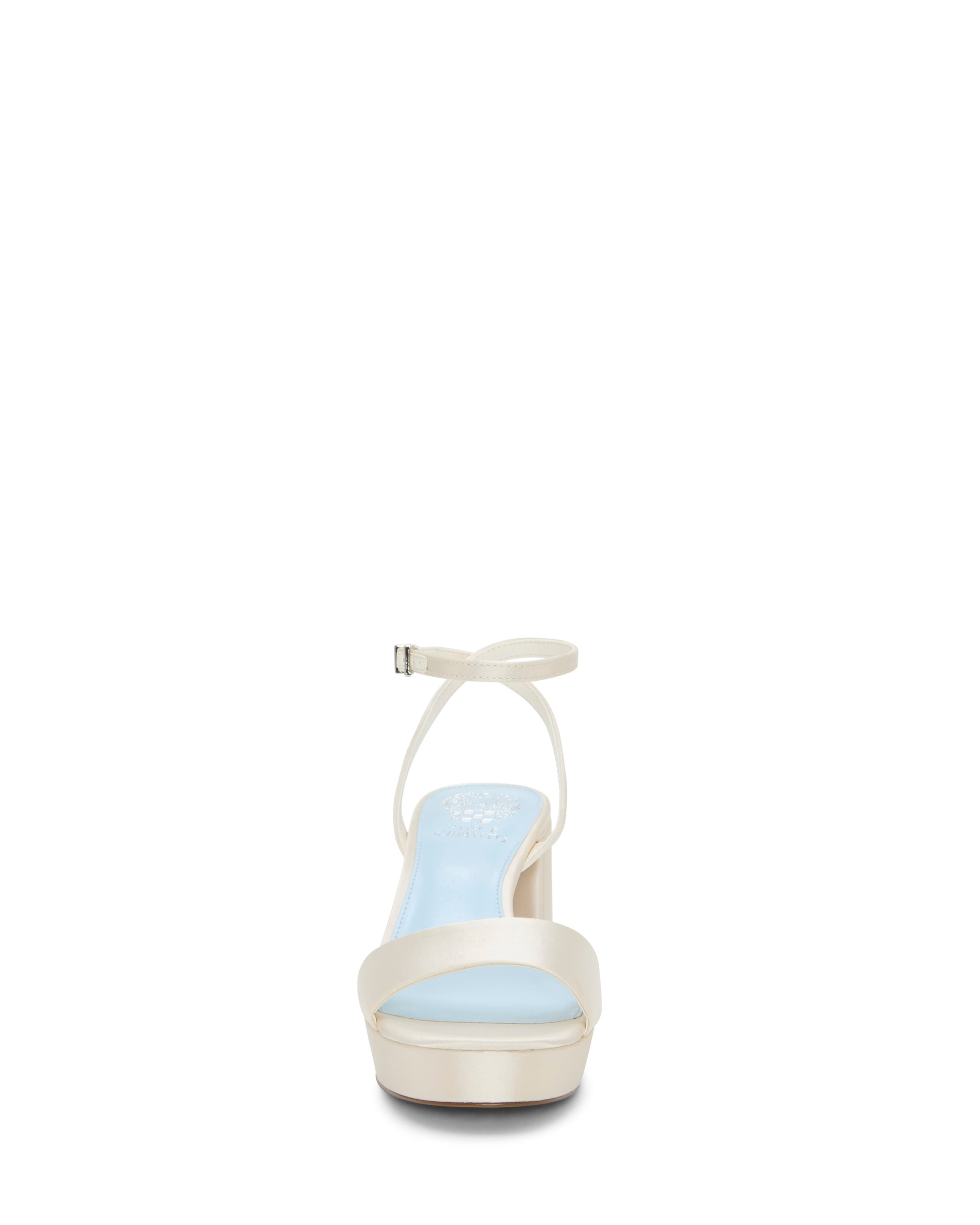 Vince Camuto Pendreya Platform Sandal Milk Satin