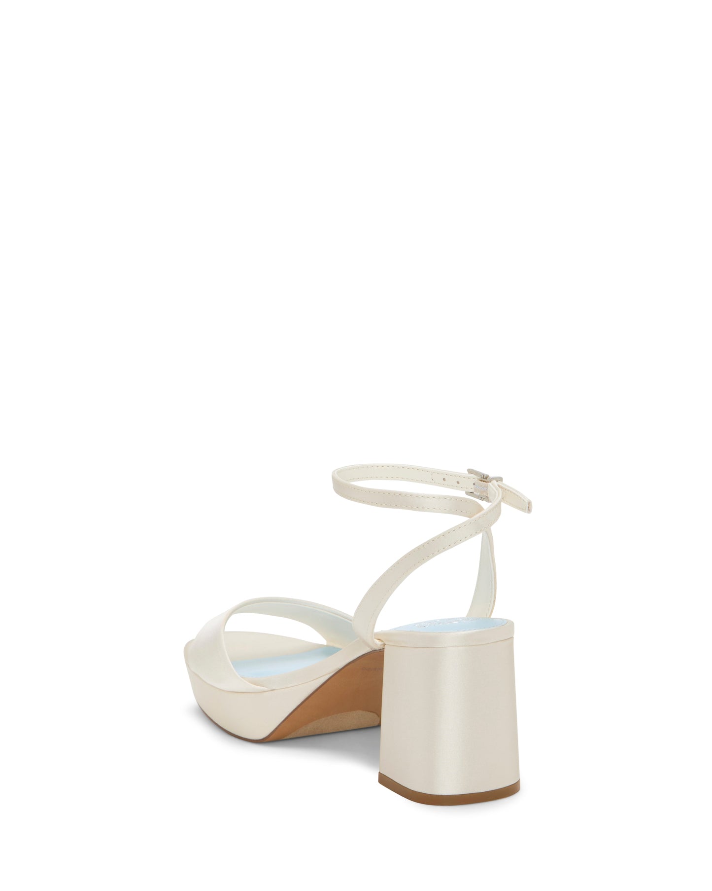 Vince Camuto Pendreya Platform Sandal Milk Satin