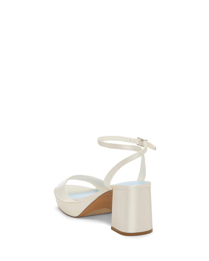 Vince Camuto Pendreya Platform Sandal Milk Satin