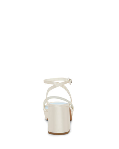 Vince Camuto Pendreya Platform Sandal Milk Satin