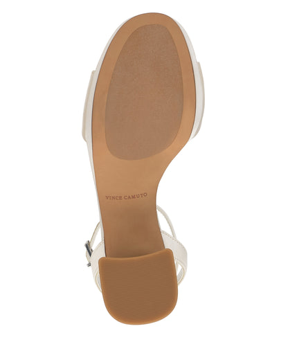 Vince Camuto Pendreya Platform Sandal Milk Satin