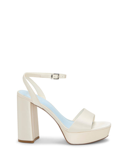 Vince Camuto Pendry Platform Sandal Milk Satin