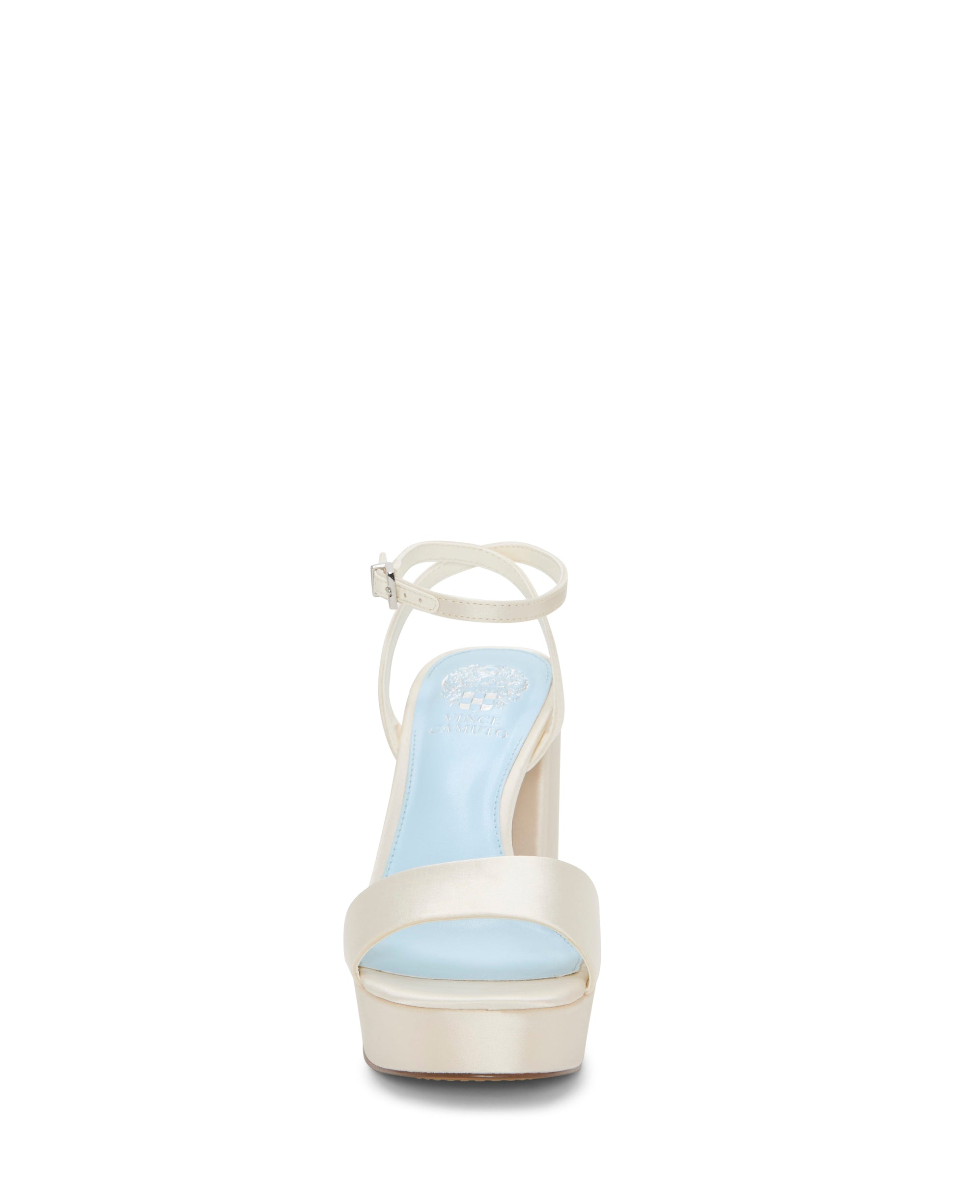 Vince Camuto Pendry Platform Sandal Milk Satin