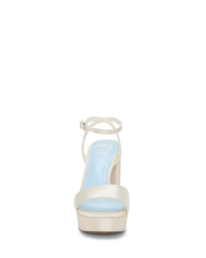 Vince Camuto Pendry Platform Sandal Milk Satin