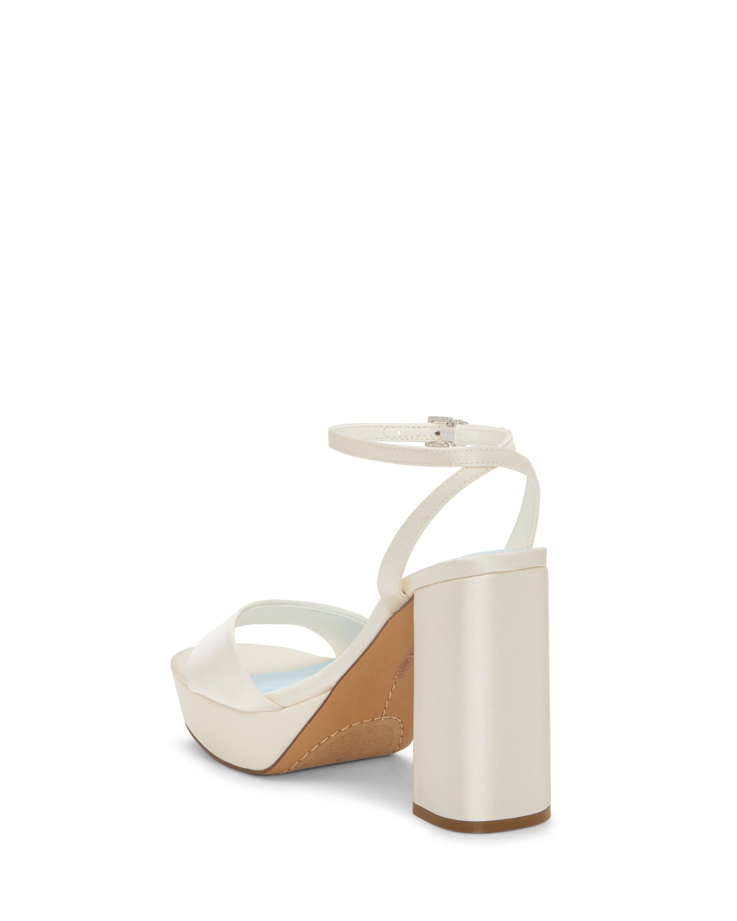 Vince Camuto Pendry Platform Sandal Milk Satin