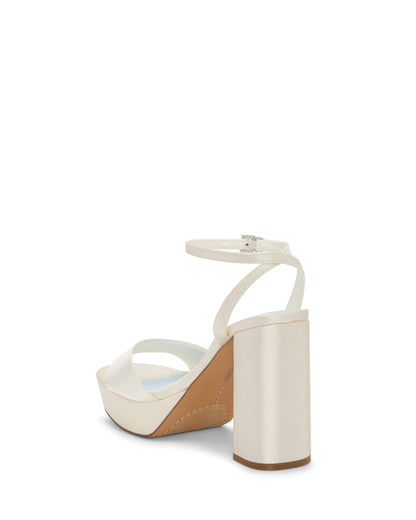 Vince Camuto Pendry Platform Sandal Milk Satin