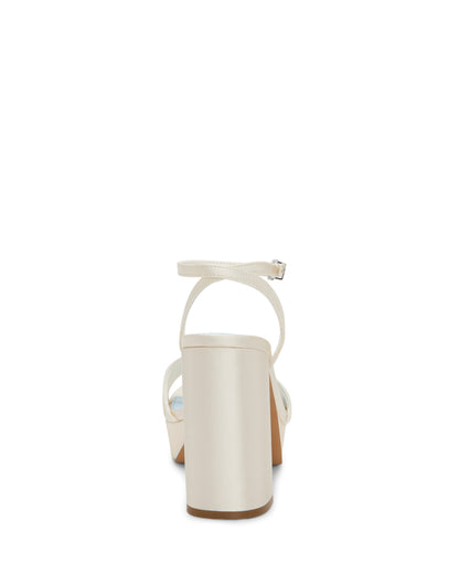 Vince Camuto Pendry Platform Sandal Milk Satin