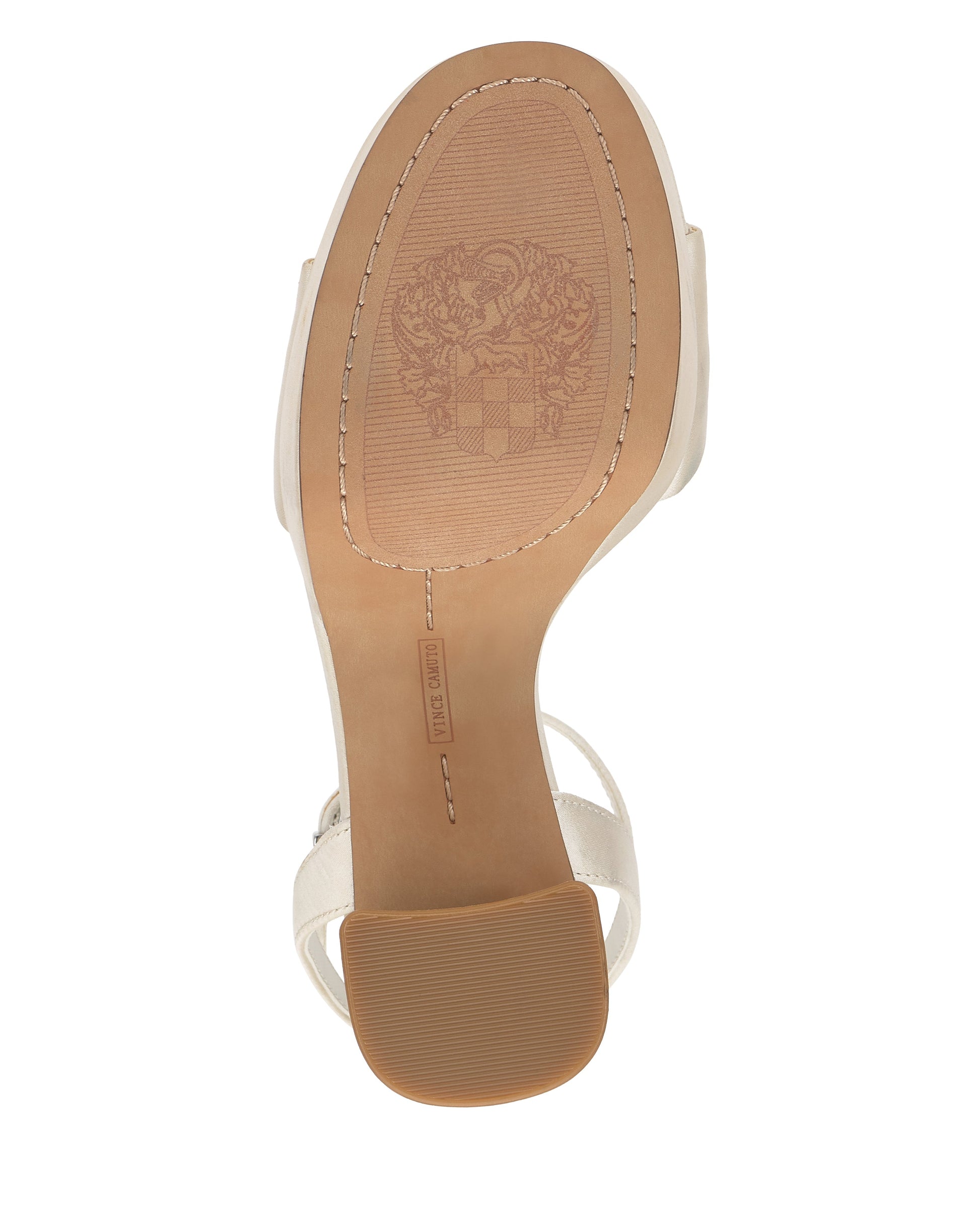 Vince Camuto Pendry Platform Sandal Milk Satin