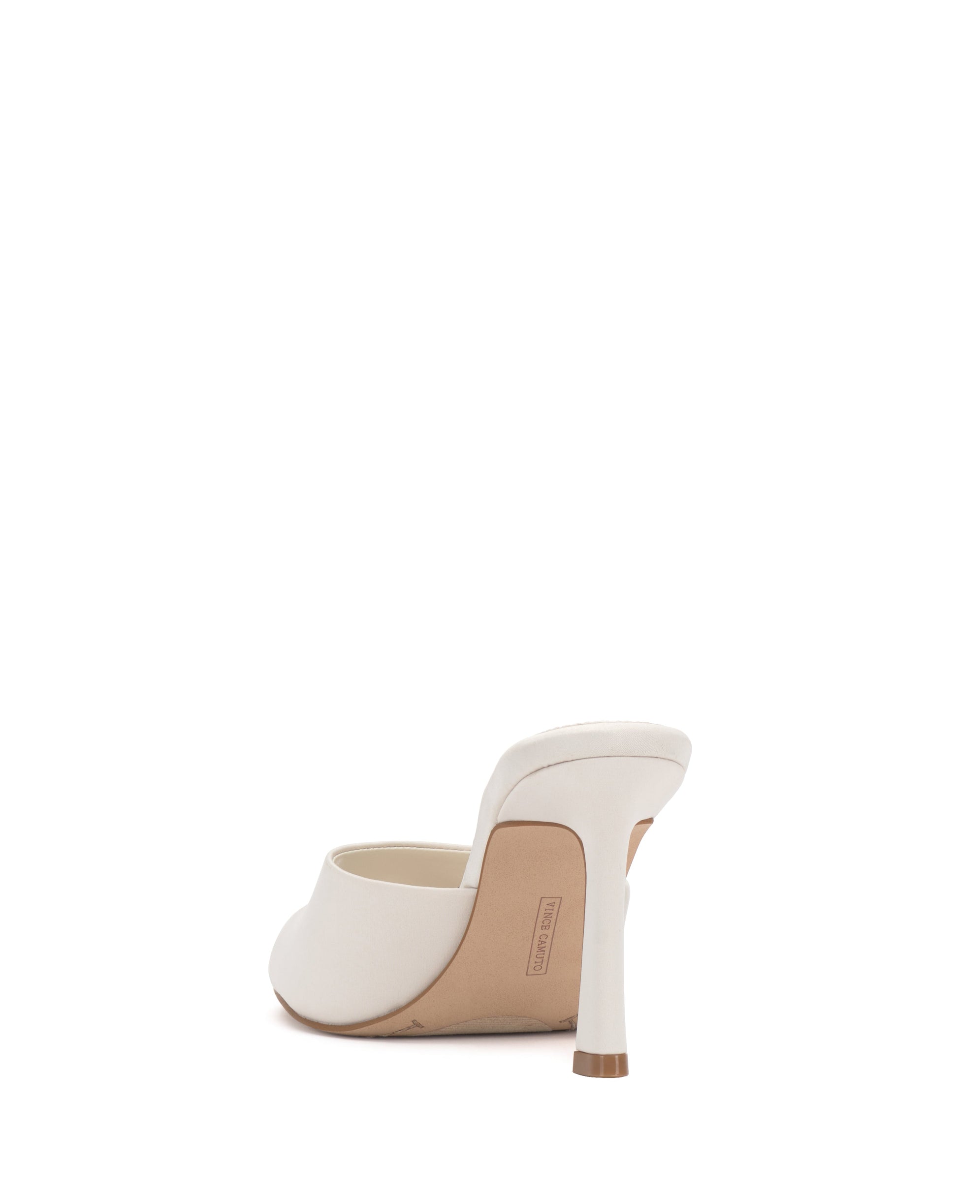 Vince Camuto Paigely Mule Milk Satin